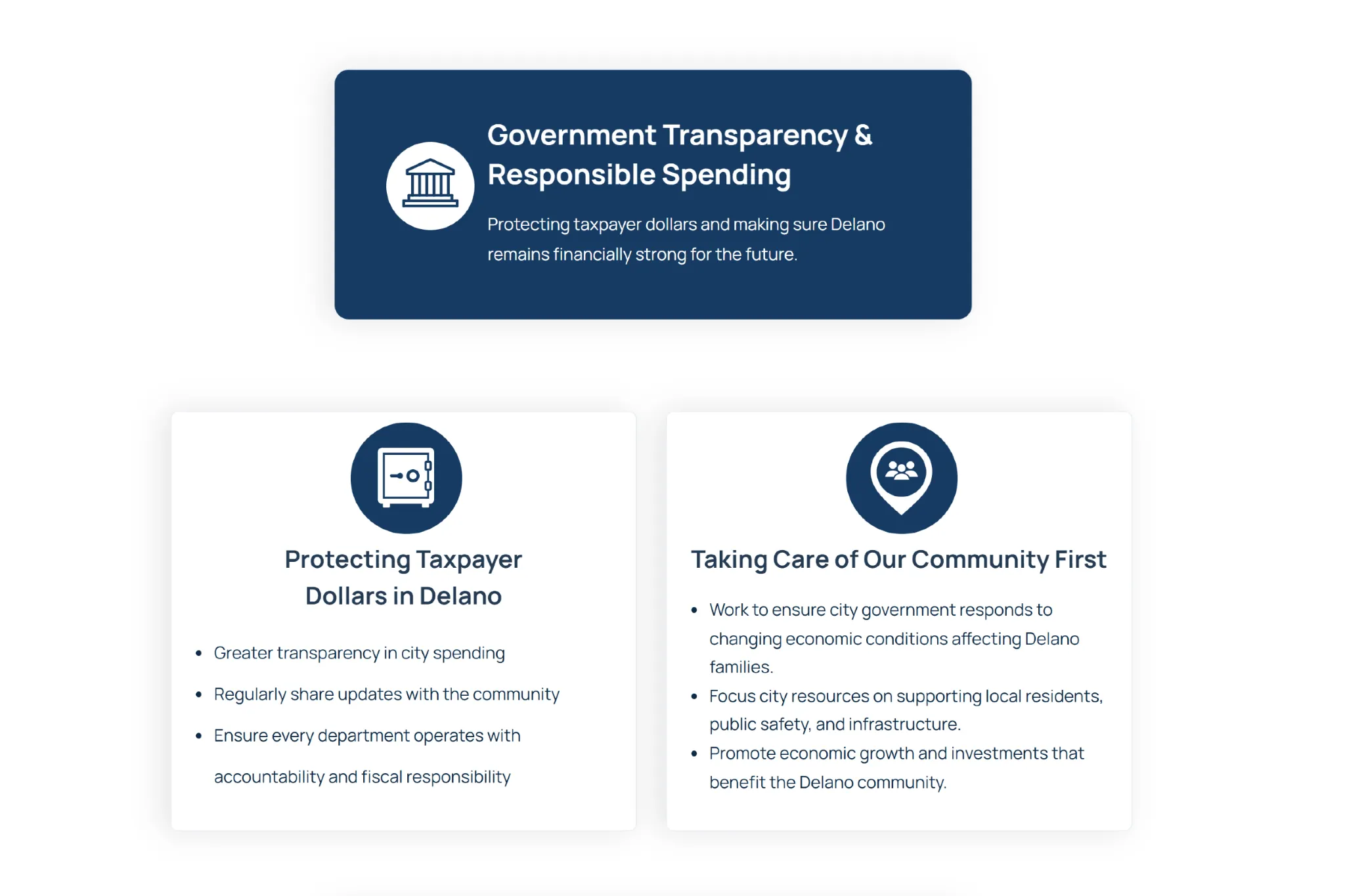 Jason Franzen campaign website platform details.